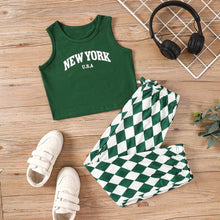 Load image into Gallery viewer, Baby Girl Tank and Tie-Dye Joggers Set