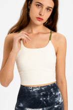 Load image into Gallery viewer, Crisscross Back Scoop Neck Sports Cami