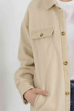 Load image into Gallery viewer, Button Down Collared Jacket with Pockets