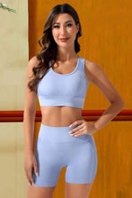 Load image into Gallery viewer, Cutout Sports Tank and Shorts Set