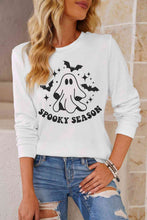 Load image into Gallery viewer, SPOOKY SEASON Graphic Round Neck Sweatshirt