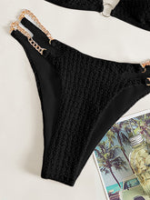 Load image into Gallery viewer, Chain Detail Halter Neck Bikini Set