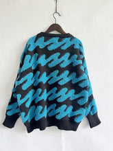 Load image into Gallery viewer, Ribbed Striped Dropped Shoulder Sweater