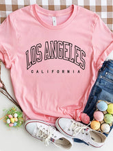 Load image into Gallery viewer, LOS ANGELES CALIFORNIA Round Neck T-Shirt