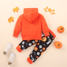 Load image into Gallery viewer, BOO Kids Graphic Long Sleeve Hoodie and Printed Pants Set