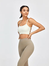 Load image into Gallery viewer, Crisscross Spaghetti Strap Active Bra