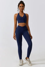 Load image into Gallery viewer, Crisscross Sports Bra and Leggings Set