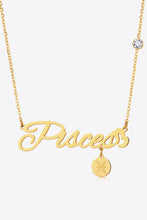 Load image into Gallery viewer, Constellation Pendant Zircon Necklace