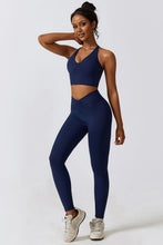 Load image into Gallery viewer, Crisscross Sports Bra and Leggings Set