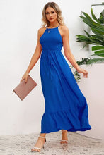 Load image into Gallery viewer, Smocked Crisscross Spaghetti Strap Dress