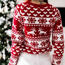 Load image into Gallery viewer, Christmas Raglan Sleeve Sweater