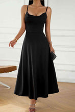 Load image into Gallery viewer, Spaghetti Strap Lace-Up Dress