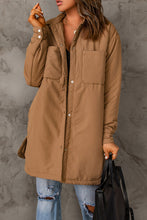 Load image into Gallery viewer, Snap Down Side Slit Jacket with Pockets