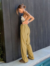 Load image into Gallery viewer, Tied High Waist Wide Leg Pants