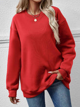Load image into Gallery viewer, Round Neck Long Sleeve Sweatshirt