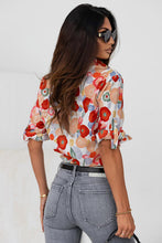 Load image into Gallery viewer, Floral Collared Neck Button Down Shirt