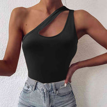 Load image into Gallery viewer, One Shoulder Cutout Cami