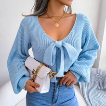 Load image into Gallery viewer, ETIQUETTE FIRST Cropped Sweater
