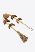 Load image into Gallery viewer, Wooden Tassel Wall Hanging