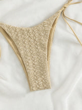 Load image into Gallery viewer, Textured Tied Two-Piece Bikini Set