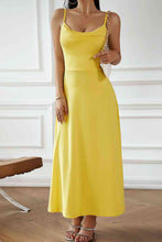 Load image into Gallery viewer, Spaghetti Strap Lace-Up Dress