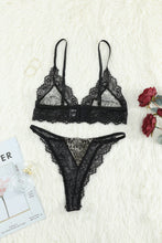 Load image into Gallery viewer, Leopard Print Spliced Lace Bra and Panty Set