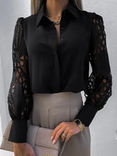 Load image into Gallery viewer, Long Lantern Sleeve Shirt
