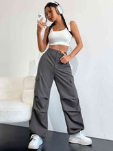 Load image into Gallery viewer, High Waist Cargo Pants