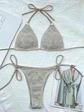 Load image into Gallery viewer, Halter Neck Tie Back Bikini Set
