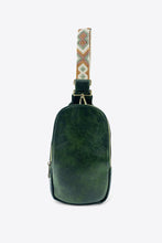 Load image into Gallery viewer, Adjustable Strap PU Leather Sling Bag