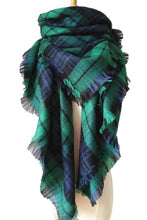 Load image into Gallery viewer, Plaid Imitation Cashmere Scarf
