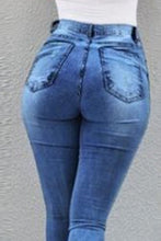 Load image into Gallery viewer, Button Fly Slit Jeans