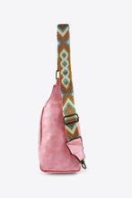 Load image into Gallery viewer, Adjustable Strap PU Leather Sling Bag