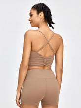 Load image into Gallery viewer, Crisscross Spaghetti Strap Active Bra