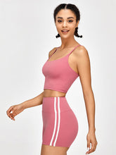 Load image into Gallery viewer, Crisscross Spaghetti Strap Active Bra