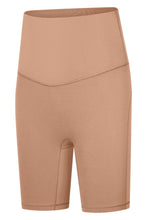 Load image into Gallery viewer, Seamless High-Rise Wide Waistband Biker Shorts