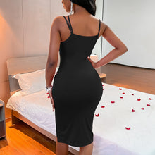 Load image into Gallery viewer, Spaghetti Strap Slit Dress