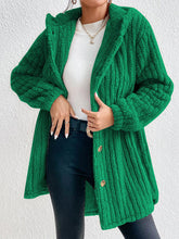 Load image into Gallery viewer, Button Down Hooded Coat