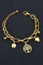 Load image into Gallery viewer, Multi Charm Chunky Chain Bracelet