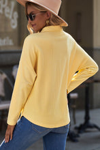 Load image into Gallery viewer, Waffle Knit Button Front Shirt with Breast Pockets