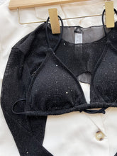 Load image into Gallery viewer, Glitter Three-Piece Swim Set