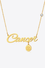 Load image into Gallery viewer, Constellation Pendant Zircon Necklace