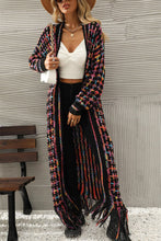 Load image into Gallery viewer, CUFF IT Multicolored Fringe Cardigan