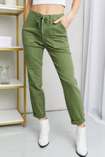 Load image into Gallery viewer, Judy Blue Full Size Drawstring Waist Pocket Jeans