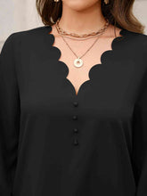 Load image into Gallery viewer, V-Neck Long Sleeve Blouse