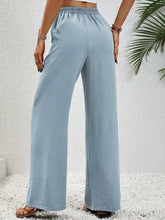 Load image into Gallery viewer, Wide Leg Drawstring Pants
