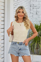 Load image into Gallery viewer, Textured Round Neck Tank