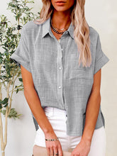 Load image into Gallery viewer, Button Up Short Sleeve Shirt