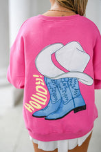 Load image into Gallery viewer, HOWDY! Round Neck Dropped Shoulder Sweatshirt