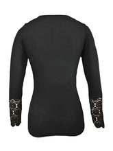 Load image into Gallery viewer, Buttoned Long Sleeve T-Shirt